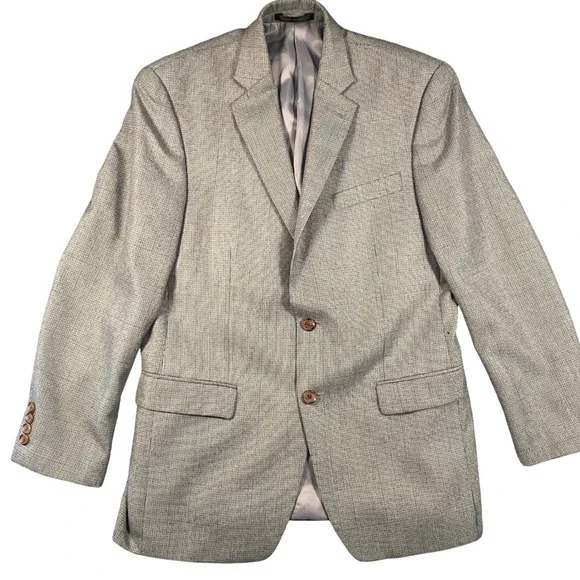 Lauren Ralph Lauren Men's Blazer Sport Coat Gray Size 38R Classic Career