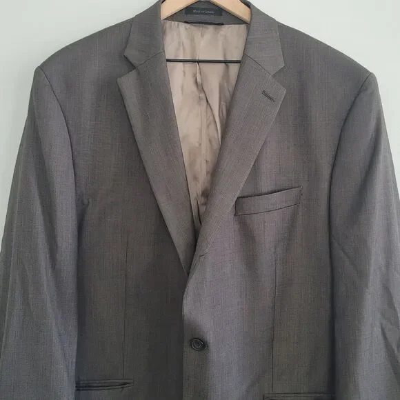 Lauren Ralph Lauren 100% Wool Blazer Sport Coat Suit Jacket Olive Green Mens 50L