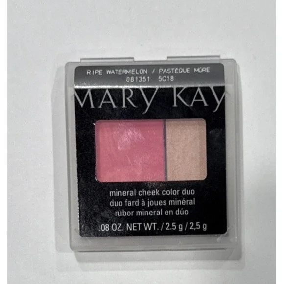Mary Kay Mineral Cheek Color Duo Ripe Watermelon 081351‎ NEW DISCONTINUED READ