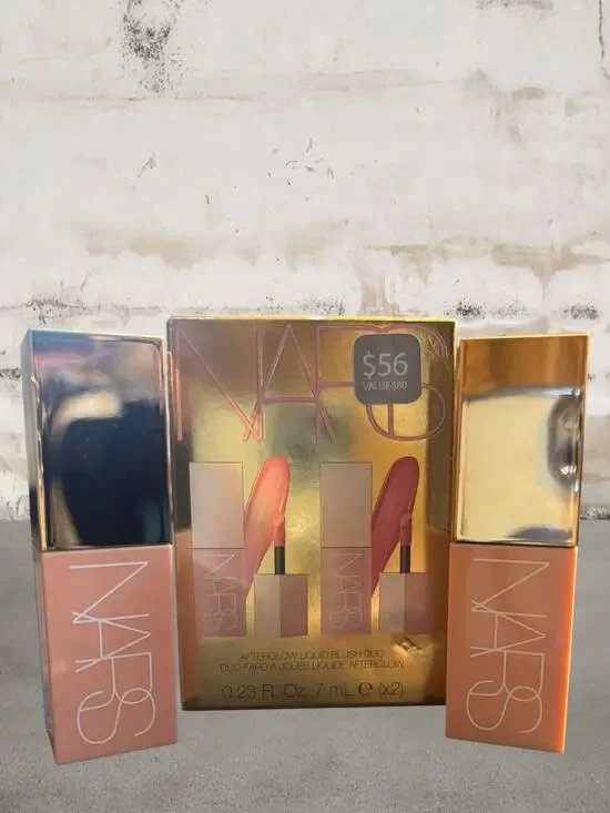 NARS $56 MSRP Mini Afterglow Liquid Blush Duo NIB