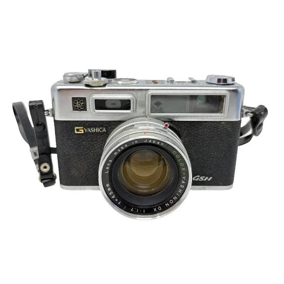 Yashica Electro 35 GSN 35mm Rangefinder w/45mm f1.7 Lens w/ Strap PARTS /REPAIR