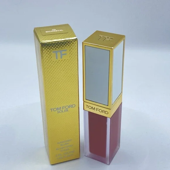Tom Ford Soleil Sunkissed Liquid Cream Blush 02 Bicoastal .2 FL OZ/6 ML NIB
