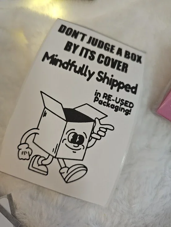 3x4 50 Ct Stickers - Black on White
