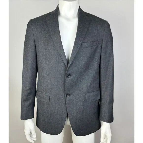 Hart Schaffner Marx Two-button Double-vented‎ Blazer Mens 40R EUC Lined Pockets