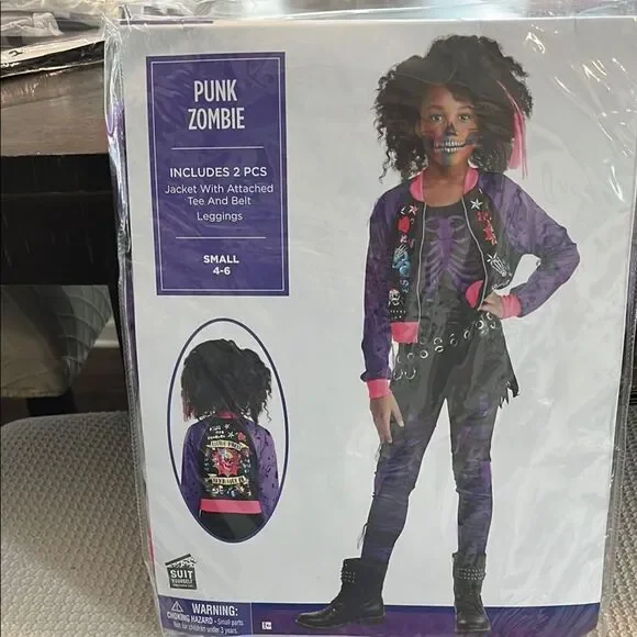 Punk zombie costume