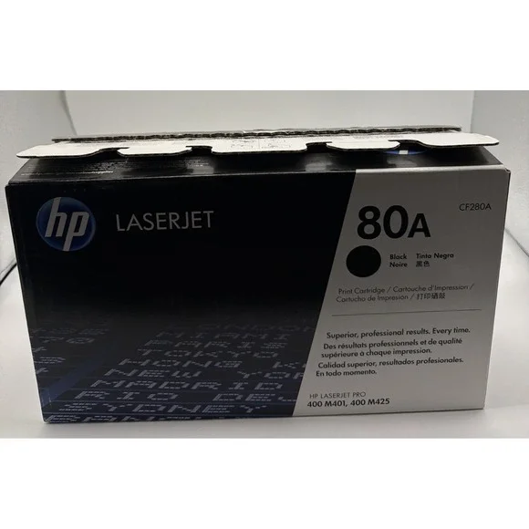 HP Hewlett Packard HP Laserjet 80A Black CF280A Pro 400 M401, 400 M425