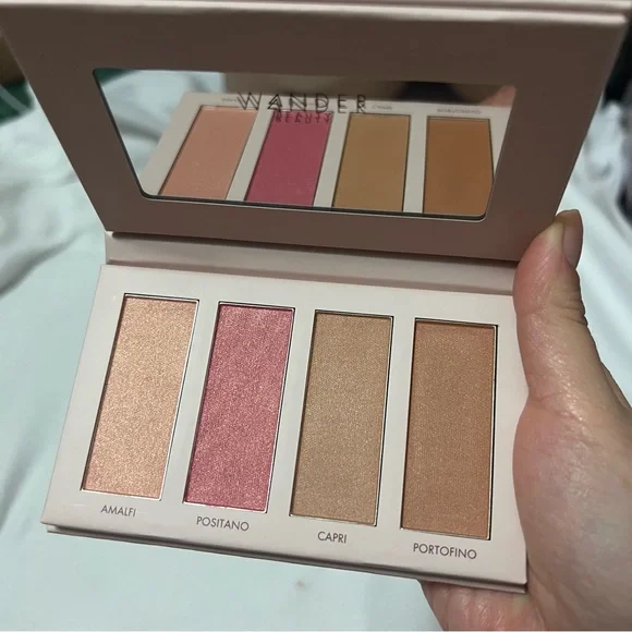 wander beauty riviera blush and bronzer palette FEB sale