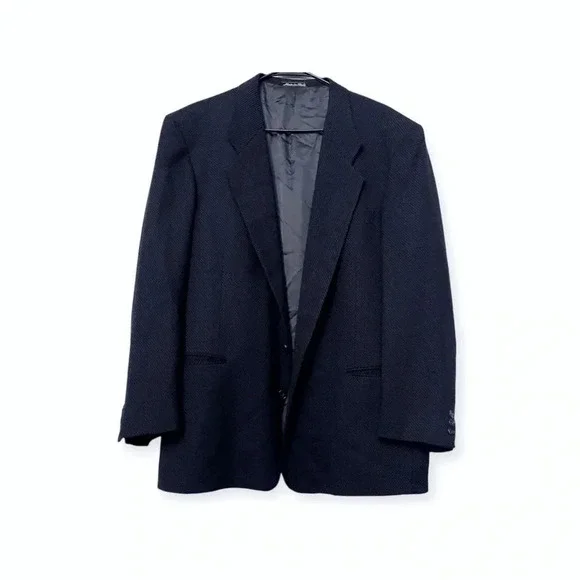MANI by Giorgio Armani wool navy blazer career party office designer luxury