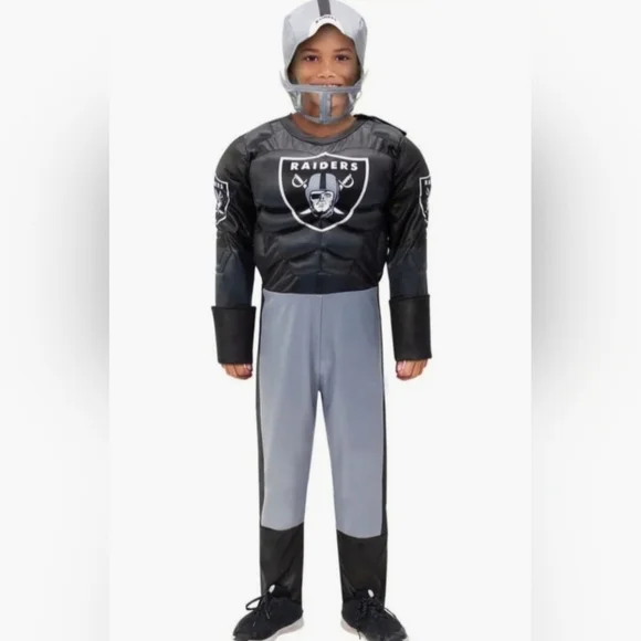 NWT | NFL Las Vegas Raiders Game Day Costume, Size Youth L