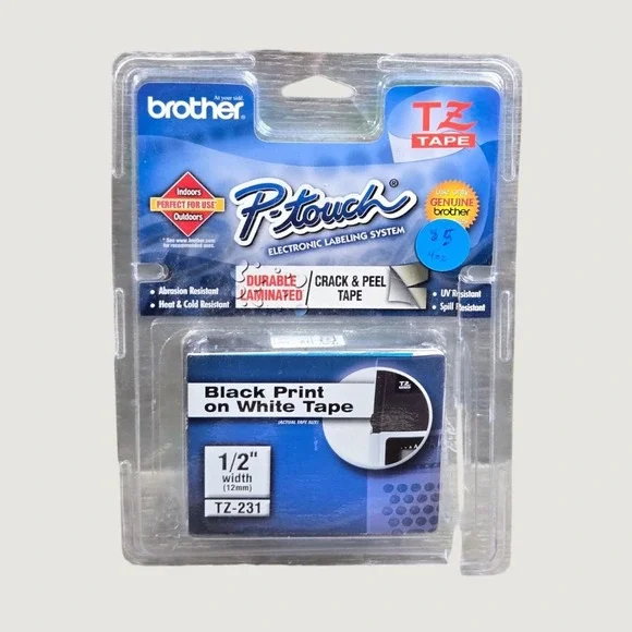 Brother TZ-231 P-Touch Label Tape 1/2