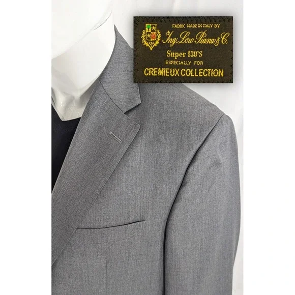 Daniel Cremieux Blazer Sport Suit Jacket Loro Piana 42S‎ 46