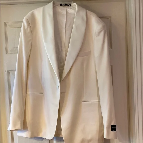 Todd Snyder Ivory Shawl Collar Tuxedo Jacket Sz 46R. NWT See Pictures.