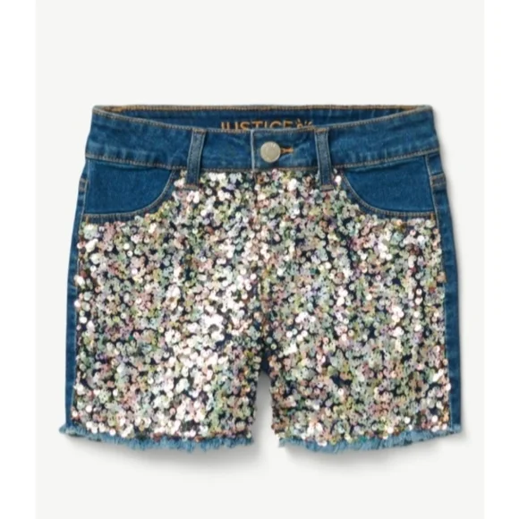 Girl's Justice Sequin Shorts
