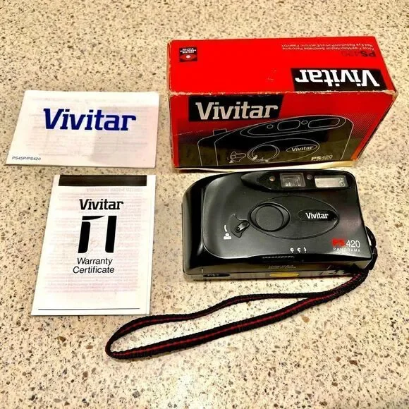 Vintage Vivitar PS420 35mm Film Camera - Panorama Tested-Works~Used On TV Show