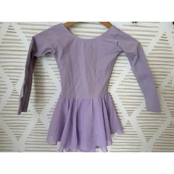 Girls Size 10 Long Sleeve Leotard Dance Ballet Dress