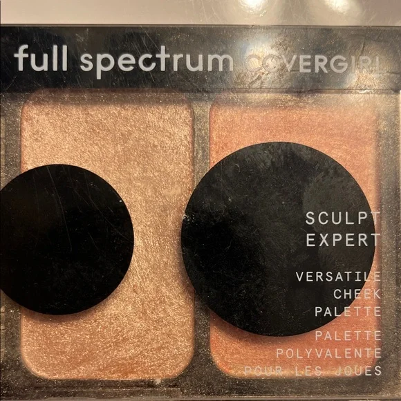 COVERGIRL Full Spectrum Sculpt Expert Cheek Palette - Gold and Peach