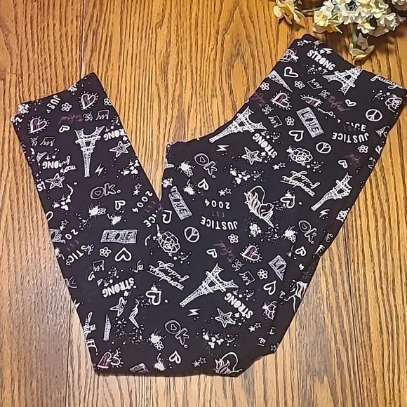 Justice Patterned Pants - Girl's 12