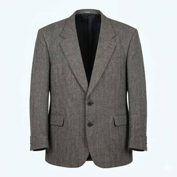 Haggar Gray Herringbone Sport Coat‎