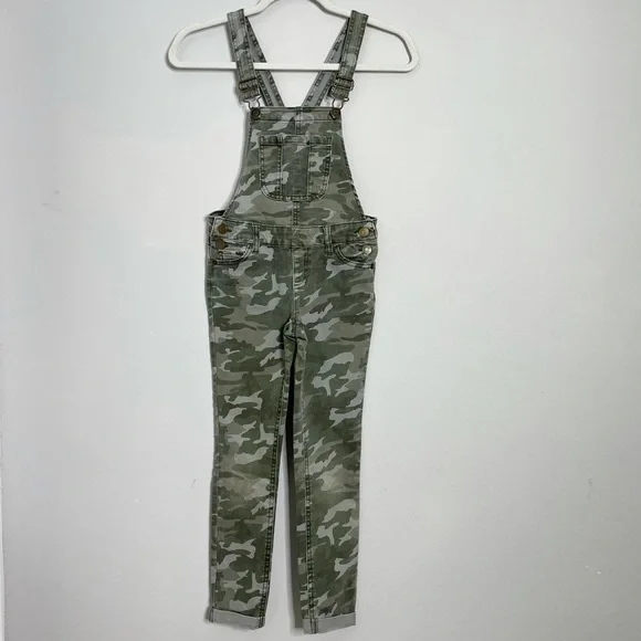 JUSTICE Camo Jean Camouflage Overalls