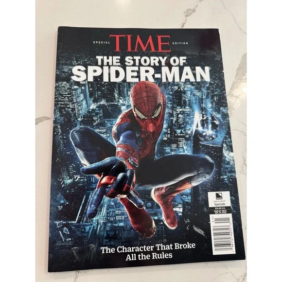 Time Magazine Special Edition 2022 Story of Spider-Man Marvel Comics MCU Book