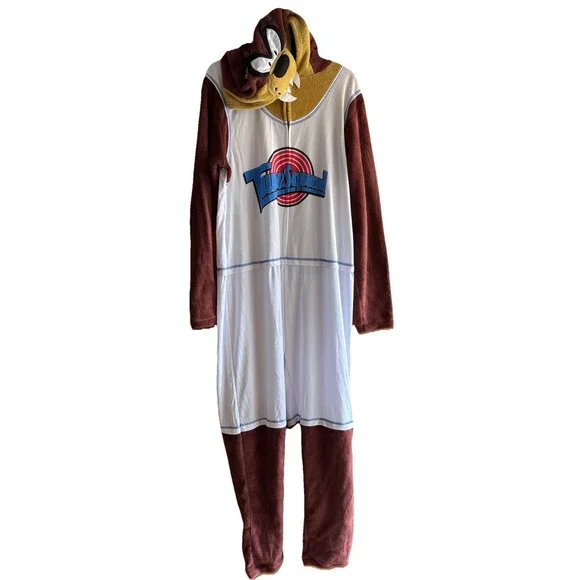 Halloween Costume Adult L Looney‎ Tunes One Piece Taz Space Jam Toon Squad