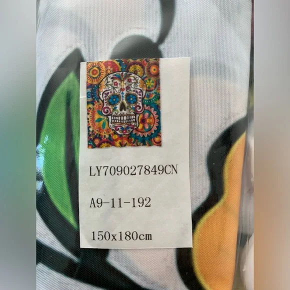 Sugar Skull Shower Curtain