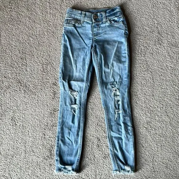 Justice Girls Distressed Jeans!