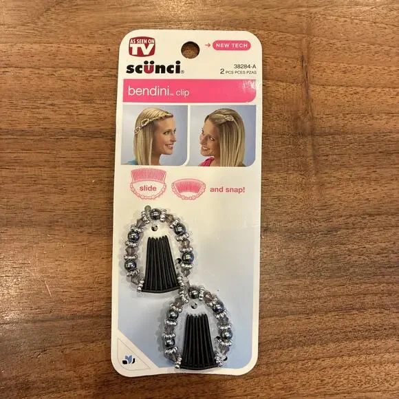 SCUNCI BENDINI HAIR CLIP - 2 PCS. (38284-A)