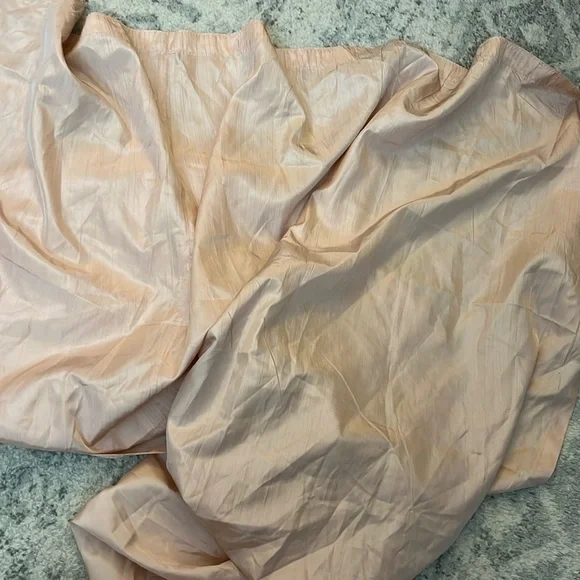 Pink shower curtain
