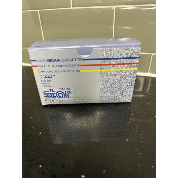 Star T144CL Multicolor Ribbon Cassette for SJ-144 Dot Matrix Printer