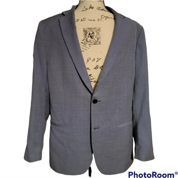 Theory Men's Suit Jacket - Blue Grey - Size 42 R