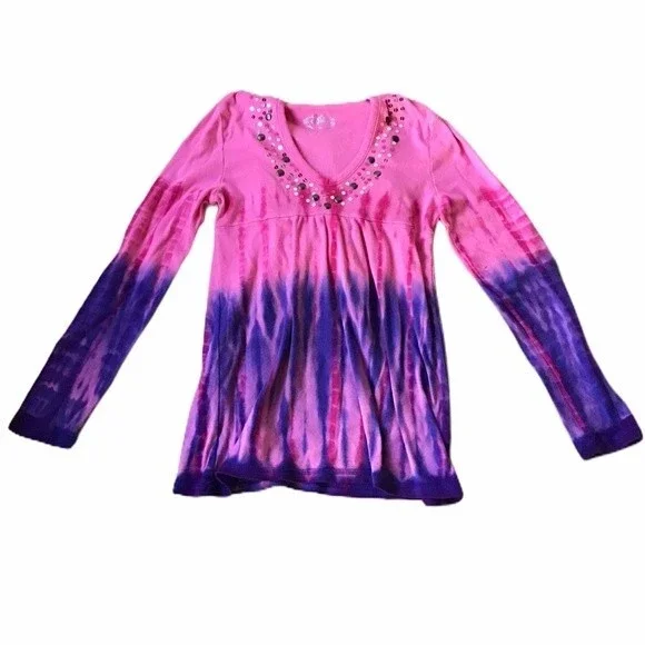 Justice Girls Long Sleeve Pullover Hoodie T-Shirt