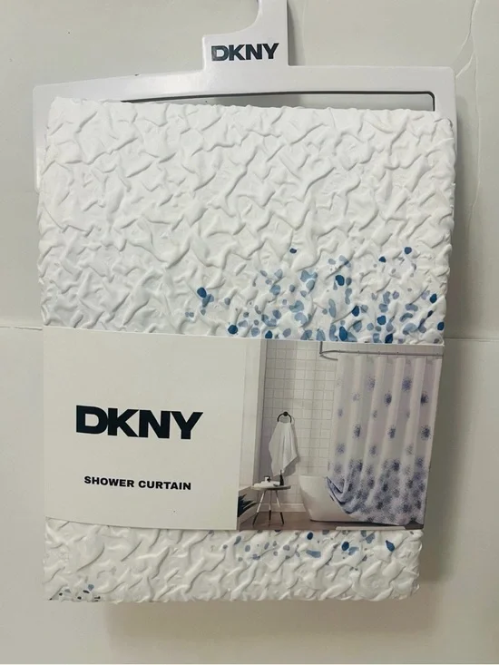 DKNY Splatterburst Microsculpt Shower Curtain 72