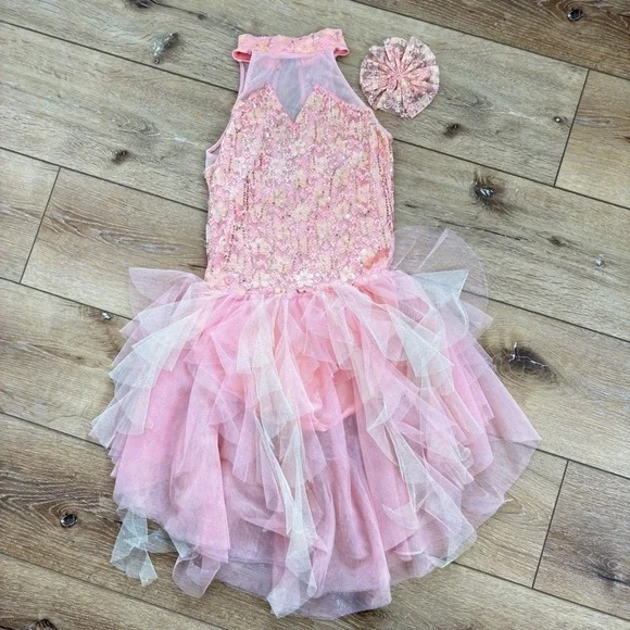 A Wish Come True Dance Ballet Costume Pink Size LC 