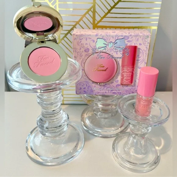 ✨Too Faced Dream a Little Dream Limited Edition Blush & Lip Oil Set NIB MFR 2025