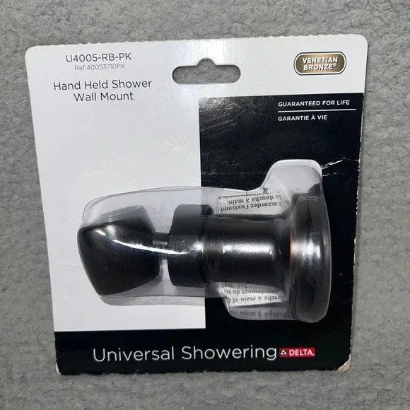 NIB Delta Universal Showering Adjustable Hand Held Shower Wall Mount U4005-RB-PK