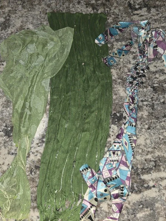 Y2k early 2000s head scarfs set of 3