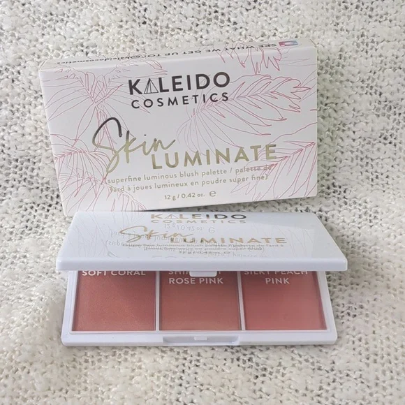 Kaleido Cosmetics Skinluminate Superfine Luminous Blush Palette, 12g/0.42oz