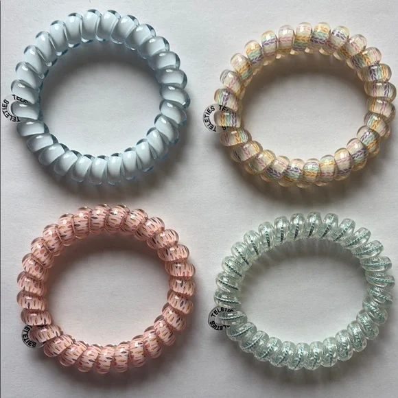 Spiral Hair Ties - Multicolor Set