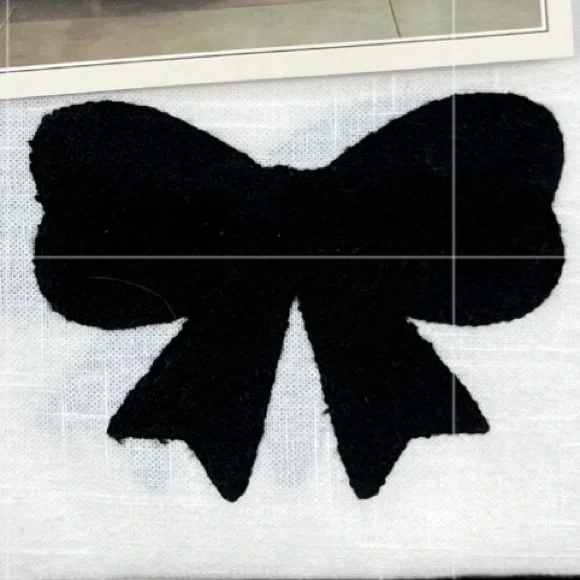 Rachel Zoe - ‘Black Bow’ shower curtain. 72“ x 72“. NWT