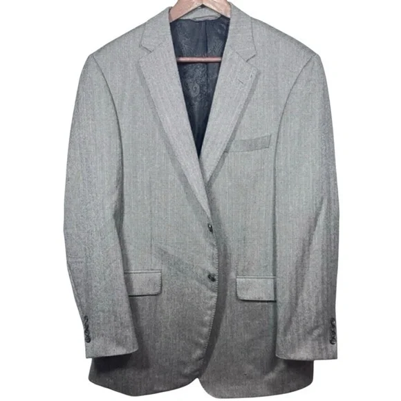 Loro Piana 100% Cashmere Blazer Men 44 JP‎ Tilford Samuelsohn Lux Formal Gray
