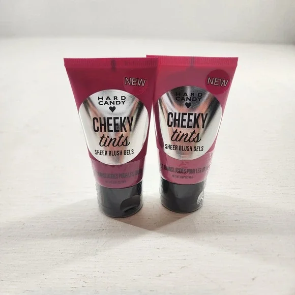 x2 Hard Candy Cheeky Tints‎ Sheer Blush Gels Diva & You're A Doll Pink 0.67oz