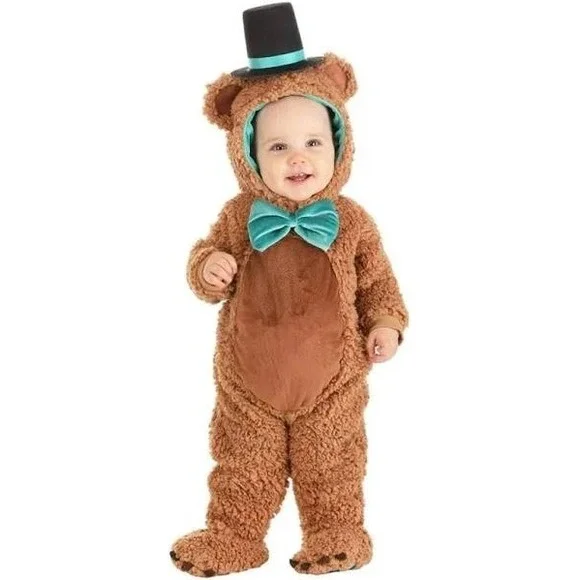 NEW Posh Peanut X Halloween Costumes Fuzzy Archie Bear 12/18 MOS Costume