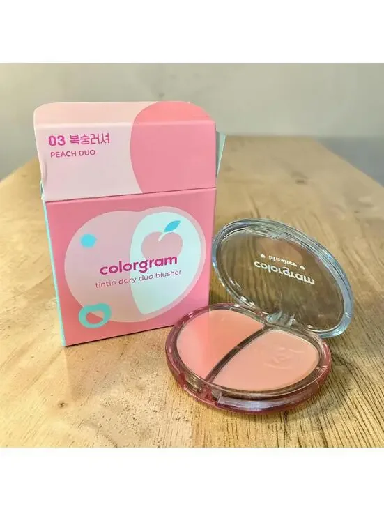 Colorgram Tintin Dory Duo Blusher 03 Peach Duo Compact Blush