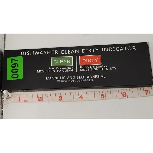Dirty Clean Dishwasher Magnet, Clean Dirty Sign Magnet for Dish-Silver