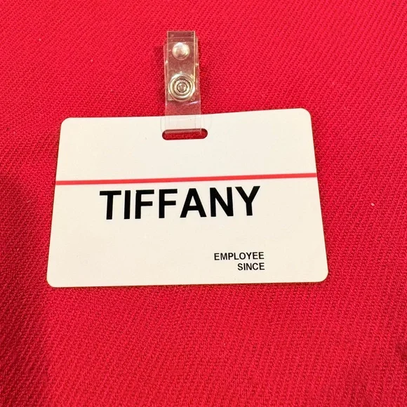 A Badge Card from Name Tiffany