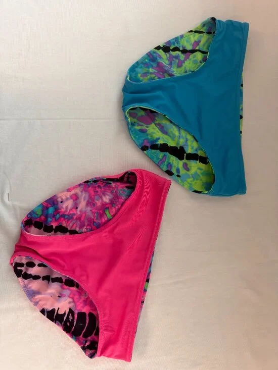 Justice reversible swimsuit bottoms