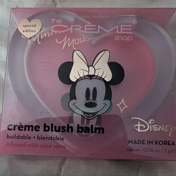 The Crème Shop x Disney Minnie Mouse Pink Crème Blush Balm