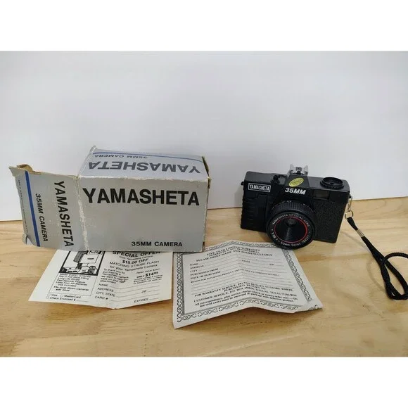Yamasheta 35MM Camera # SPCAM3 Original Box And Warranty Card