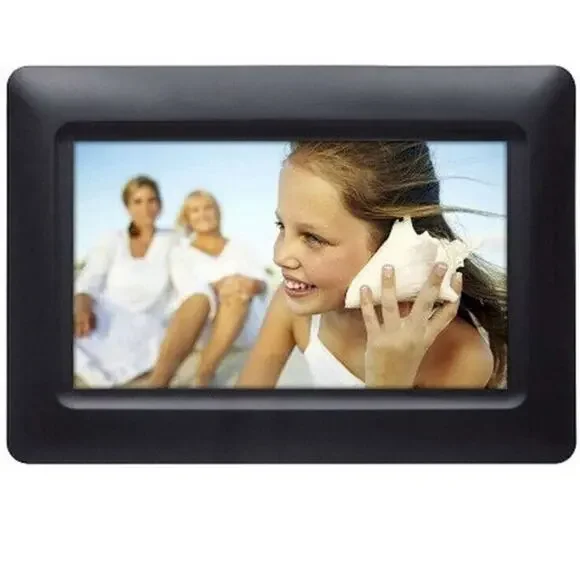 Polaroid 7” Hi-Res Digital Picture Frame PDF-700 | Auto On/Off | LED Display